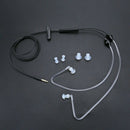 Anti-Radiation Earphone earpiece 3.5mm air Acoustic Tube Stereo earphone wi E2E3