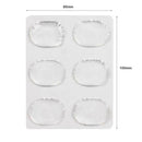 2pcs/Pack 6 Packs Snare Drum Mute Transparent Pad Instrument Accessory A