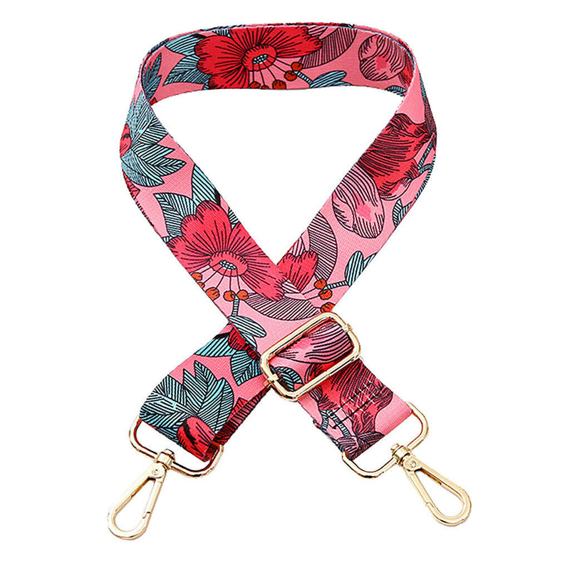 Adjustable Crossbody Bag Strap Replacement Shoulder Handbag Belt Red