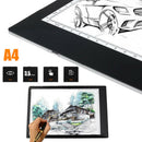 Portable A4 LED Drawing Tablet USB Powered Electronic Art Digital Graphic Pad