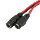 10x 55*21mm Female DC Power Plug Connector CCTV Pigtail CABLE Jack 12V FT