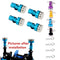 4Pcs Magnetic Invisible RC Car Body Column Clips 1:10 RC Car Part Kit Black