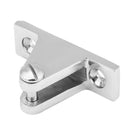 StainlessSteel Angled Deck Hinge Fitting for Bimini Boat Top Marine Hardware
