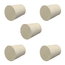 10 PCS White Flask Rubber Tapered Plug Stopper Bung 19*14*26mm & 23*17*26