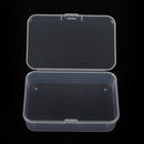 1Pcs Clear Plastic Transparent With Lid Storage Box Collection Container Case 3C
