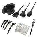 13x Professional Hair Coloring DIY Styling Tools Dye Cape Bowl Hair Clips