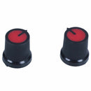 4 Pieces 5.5mm Rotary Potentiometer Shaft Control Knob Black