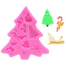 Christmas Tree Fondant Cake Silicone Mold Christmas Cake Chocolate Candy MoSEAU