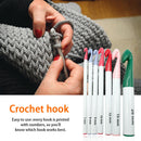 7pcs Sweater Knitting Crochet Hook Set Non Slip Weave Handmade DIY Sewing Yarn
