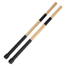 1 Pair 15.7" 40cm Jazz Drum Brushes Drum Sticks Bamboo Black
