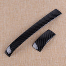 Carbon Fiber Style Black Door Handle Cover Trim Fit For Grand Cherokee 2011-2018
