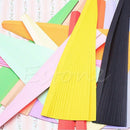 90pcs Origami Lucky Star Paper Strips Folding Paper Ribbons Candy Colors Best