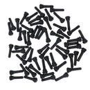 100 TR414 Snap In Black Rubber Tire Valve Stems