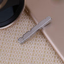 4 String Stainless Steel Bridge Nut for Electric Bass Parts Replacement
