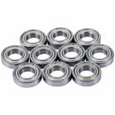 10 Pcs 12mm x 24mm x 6mm Sealed Deep Groove Radial Ball Bearings 6901Z B6K6