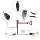 Wiring Harness Kit Line 40A 12V Switch Relay Harness for 2 LED Work Light B