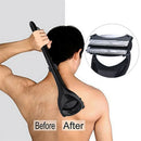 Black Back Hair Shaver Mens Back Hair Remover Shaving Foldable Body ShaverS Hn