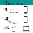 1.3MP Endoscope Earbud Cleaner, 3-in-1 Android USB Ear Endoscope Visible Cl