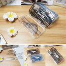 8Pcs Profession Drawing Stationery Of Pencil Rulers Office Angle Set Kit Ga X2N2