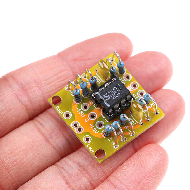 Dual OP Amp Board Preamp DC AmplificationXB for NE5532 OPA2134 OPA2604 AD826 OZ