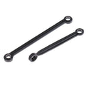 2x Black Steering Tie Rods Servo Link Linkage Accs for 1/10 RC WLtoys Cars