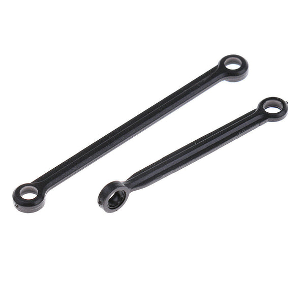 2x Black Steering Tie Rods Servo Link Linkage Accs for 1/10 RC WLtoys Cars