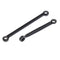 2x Black Steering Tie Rods Servo Link Linkage Accs for 1/10 RC WLtoys Cars