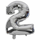 32 inch Number Foil Balloons Digit Air Balloons Happy Birthday Wedding Deco O8I2