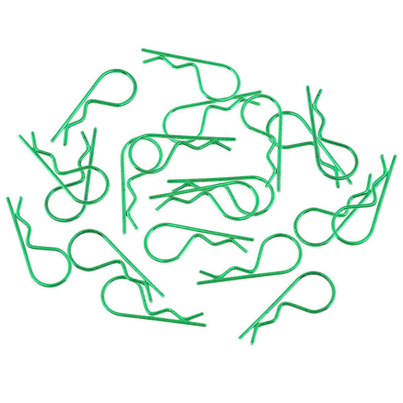 20pcs/set RC Car R-Pins fit 1/10 1/12 1/16 1/18 RC Car Truggy Accessory Green