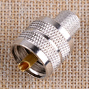 Fit for RG8 RG213 Cable UHF PL-259 Male Plug Crimp Converter Connectors 10x/Set