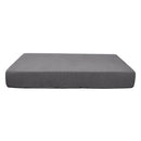 Gray Jacquard Couch Seat Cushion Case Garden Bench Seat Pad Cover Protector