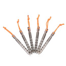 Titanium Tent Peg V Shape Outdoor Camping Tent Nail Titanium Tent stake-TEUS