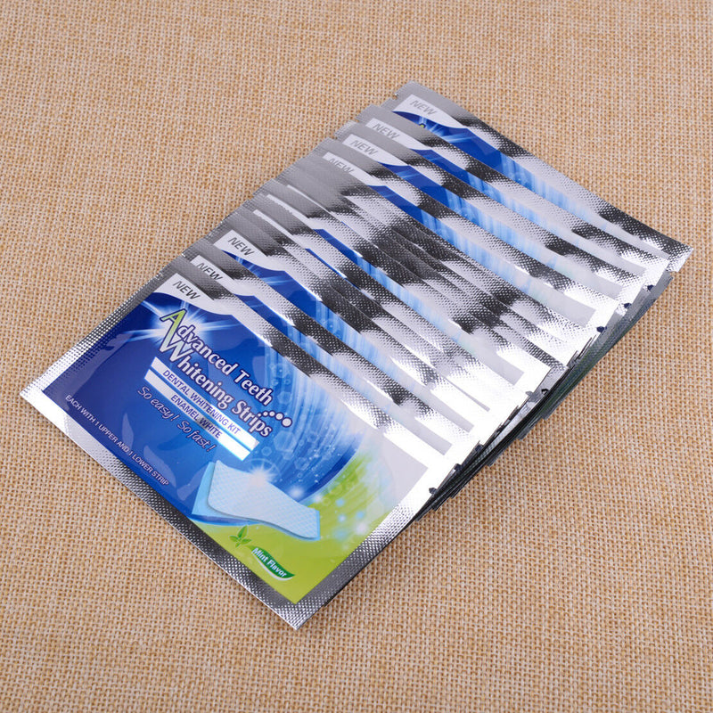 14Pcs Whitening Effects Gel Teeth Dental Whitestrips Strips Advanced Oral care