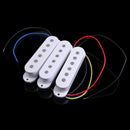 3in1 48 50 52MM White Single Coil Electric Guitar Pickups for Start Fender
