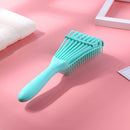Women Hair Scalp Massage Comb Wet Curly Hairdress Styling Hairbrush (Green) A