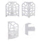 Desktop Cosmetics Organizer Bathroom Storage Rack Corner Shelf R6L9