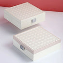 Casegrace Lady Pu Leather Jewelry Box Storage Box Ring Display Case Portabl