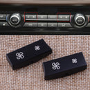 2x Climate Control Panel Fan Speed Button Covers fit for BMW F10 F11 F02 2010-16