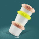 Portable Milk Powder Bottle 3-Layers Formula Dispenser Food Container Box