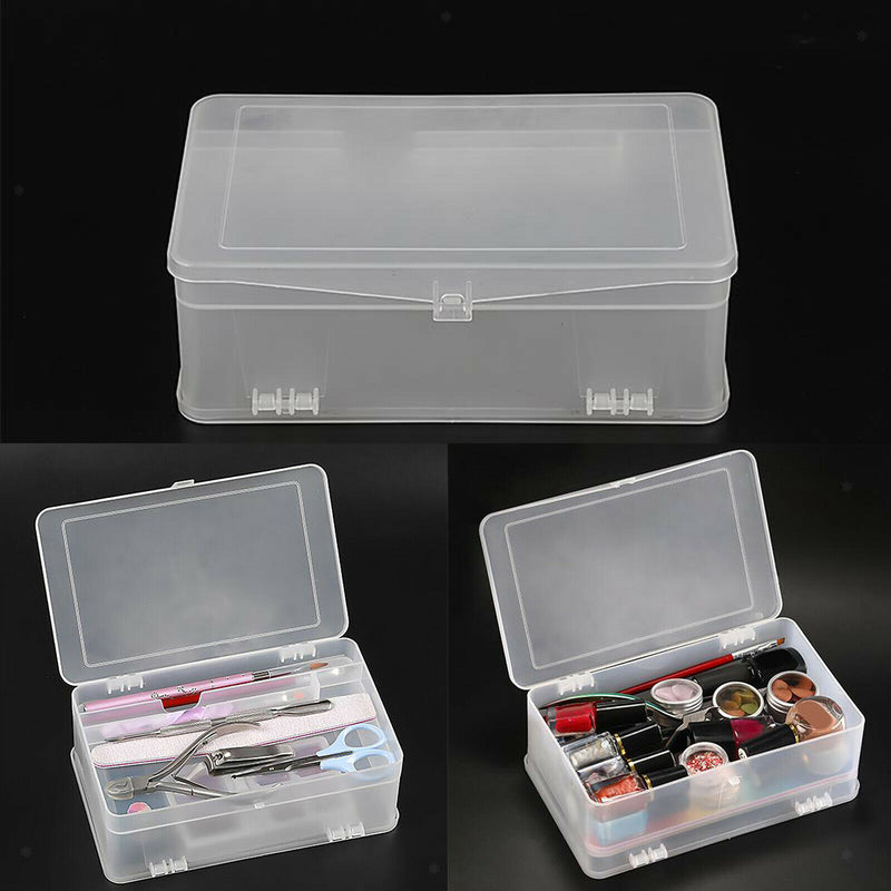 Nail Art Manicure Tool Empty Storage Box Craft Container for Art Nail Tips