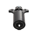 12V Car Plug 7 PIN Trailer Plug American 7 Way Blade Round Connector Traile
