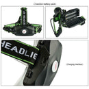 USB Charging 4 Modes XML T6+COB LED Headlight Outdoor Fishing Head Lamp
