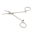 Dog Ear Cleaning Pliers Hair Clamp Tweezers Pet Hemostat Forceps Curved