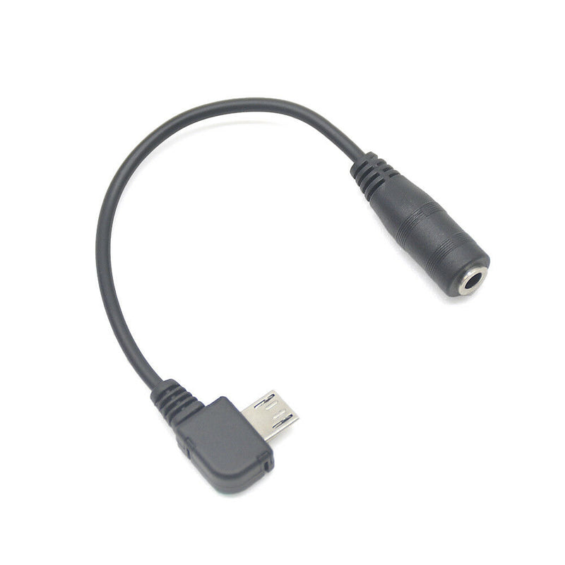 14cm Micro USB To 3.5mm Stereo Female Jack Audio Adapter Cable Universal