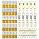 100pcs/Set Hair Braid Dreadlock Beads Braiding Hair Extension Accessorie â„–#