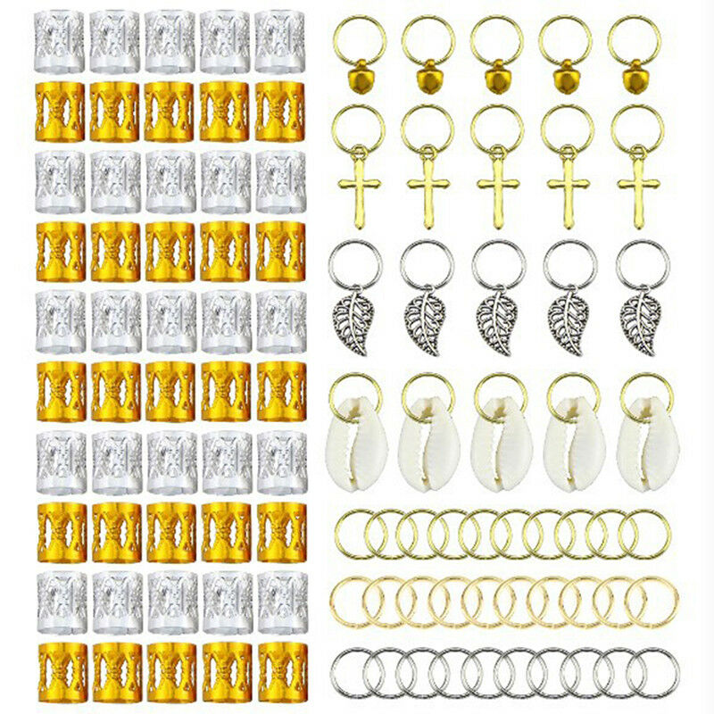 100pcs/Set Hair Braid Dreadlock Beads Braiding Hair Extension Accessorie â„–#