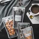 4pcs Reusable Foods Stand Up Ziplock Bag Snack Nuts Sealed Storage Pouch