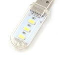 2pcs Mini USB LED lamp Book lights 3 LEDs 5730 SMD 1.5w Camping Bulb3C