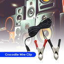 DC12V 24V Alligator Clips Crocodile Wire Male/Female to USB Tester Detector A