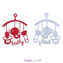 Cute Aeolian Bells DIY Metal Embroidery Stencil Scrapbook Craft Cutting Die
